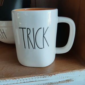 Rae Dunn TRICK or TREAT dbl sided